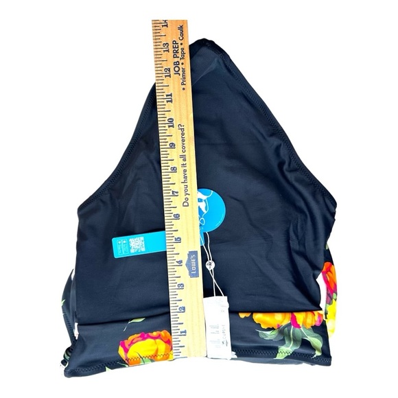 Cupshe | NWT XS Small Black Floral One Piece Swim Suit - Picture 13 of 15